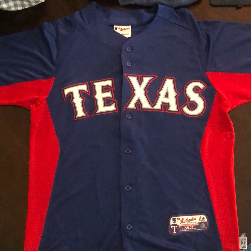 Texas Rangers Majestic Jersey